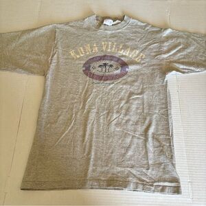 Vintage Kona Village T-Shirt with Graphic Print Single Stitch Short Sleeve